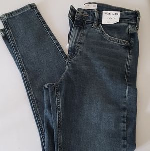 Topshop Slim Fit Capris Dark Wash Size 26